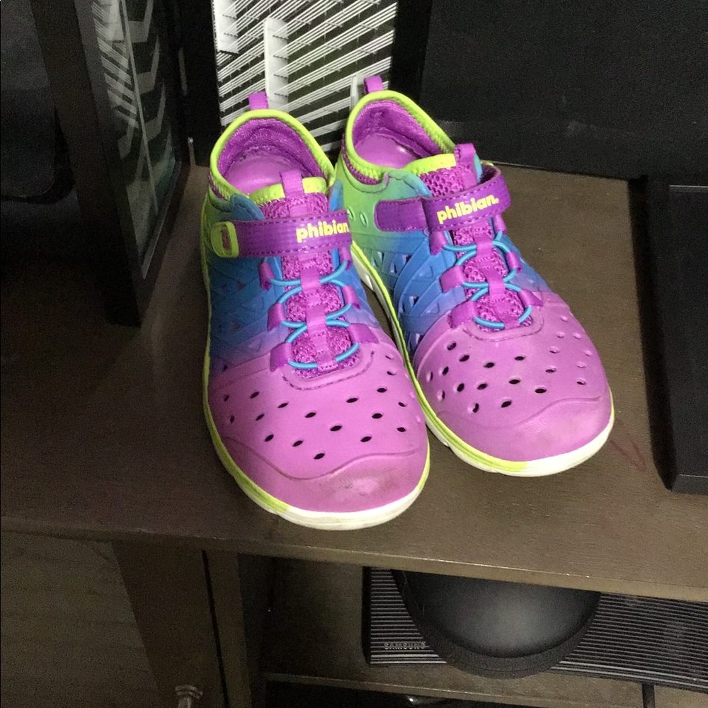 Girls Toddlers phibian Comfy Shoes Size 13